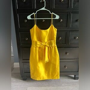 Kate Spade yellow cocktail dress